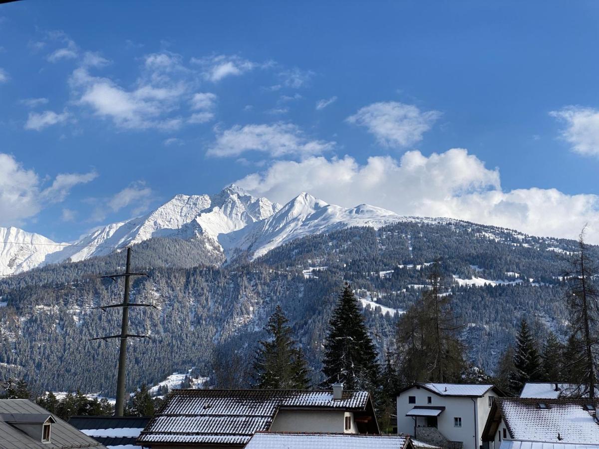 Moderne Ferienwohnung In Laax - Modern Apartment In Laax Buitenkant foto
